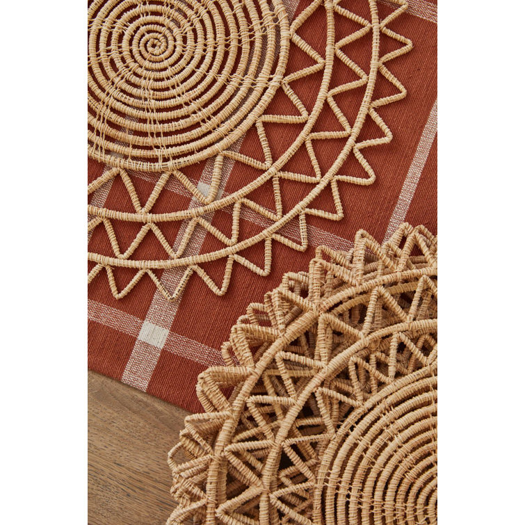 Birch Lane™ Zenia Round Jute Table Topper Wayfair